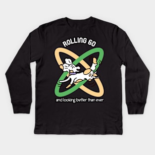 ROLLING INTO MY 60'S MAN Kids Long Sleeve T-Shirt